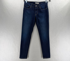 Levi's 711 Skinny Jeans Womens Size 27 Dark Wash Mid Rise Stretch Denim Blue