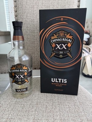 Chivas Regal ULTIS 20 Year Blended Scotch Whisky -  Empty Bottle and Box