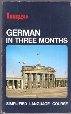 German in Three Months by Martin, Sigrid B. 085285160X FREE Shipping