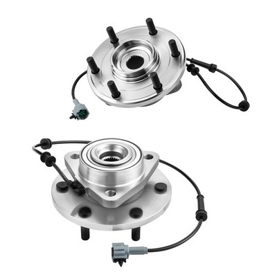 TEMBOR Front Wheel Bearing Hub Pair for 04-07 Nissan Armada Titan Infiniti QX56