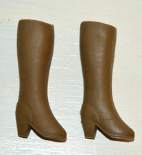 Paire chaussures bottes poupée BARBIE MATTEL 8626 Christie Cara Vintage 70's 79