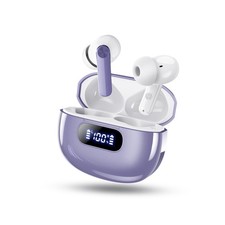 Wireless Earbuds, 2025 New Bluetooth 5.3 Headphones with LED Power ... Fast Ship