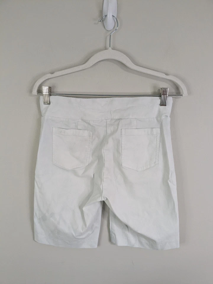 Pantalones Cortos J. McLaughlin Pull On Para Mujer 6 Blancos Elastizados Informales Foto 4 de 4