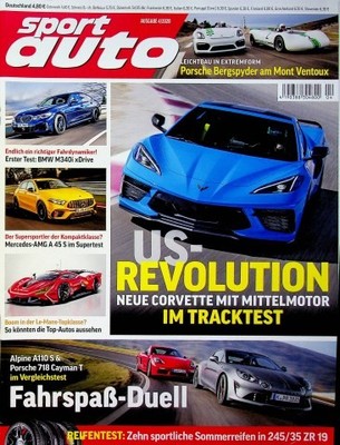 1) Sport Auto 04/2020 - Renault Alpine A 110 S mit - Porsche 718 Cayman T mit 3