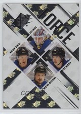 2024-25 SPx Force Jake Oettinger Mathew Barzal Mitch Marner Auston Matthews q2c