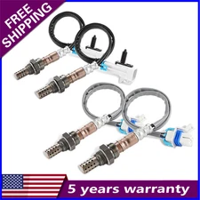 4PCS Upstream + Downstream O2 Oxygen Sensor For Chevy Silverado GMC Sierra Yukon