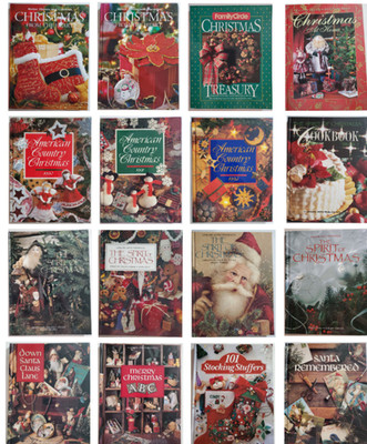 Better Homes and Gardens, Leisure Arts, Family Circle Christmas crafts/recipes