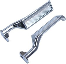 Interior Metal Door Handle Front Left Driv Color: Silver 2Pcs left and right