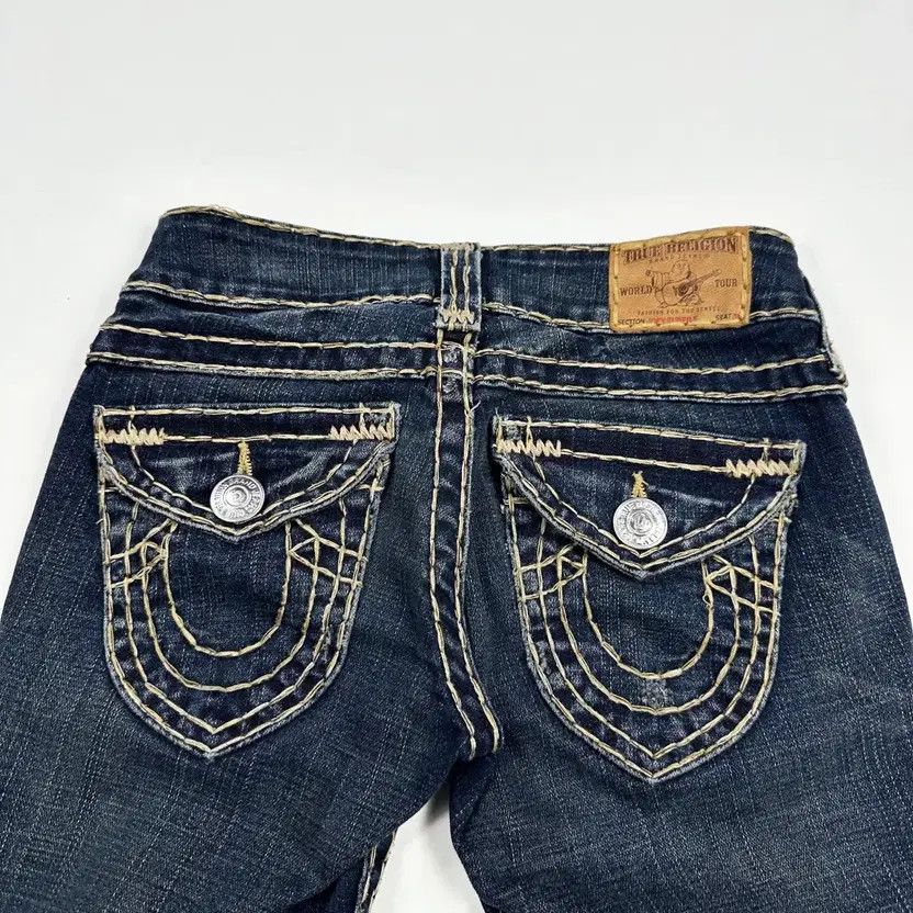 True Religion Women's Low Rise Slim Bootcut Denim Pants - Size 24 thumbnail 3