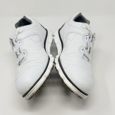 Footjoy Pro SL BOA Golf Shoes Mens 10 M White Black Leather  display picture 1