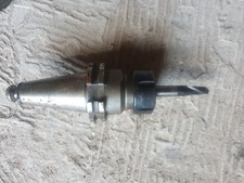 Cat40 ER32 collet chuck with 12mm solid carbide cutter