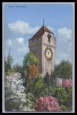 Ansichtskarte Luzern / Der Zytturm - Schweiz