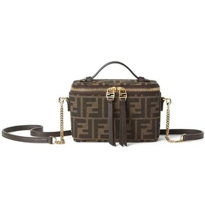 NEW FENDI $2K FF MINI VANITY CROSSBODY SHOULDER BAG PURSE NWT AUTHENTIC!!