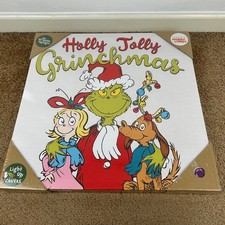 Dr Seuss Design Holly Jolly Grinchmas Light Up Canvas 18x18 Wall Art Hobby Lobby
