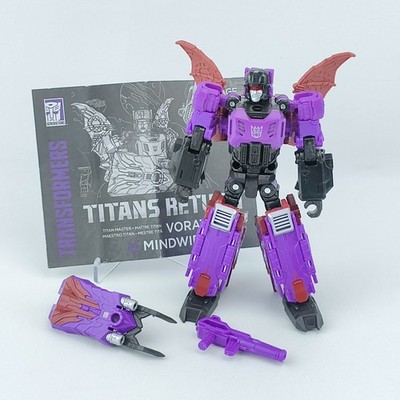 Transformers Mindwipe & Vorath Complete Titans Return Deluxe + Instructions