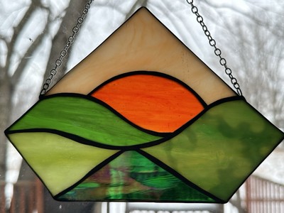 Morning Sunshine Stained Glass handmade