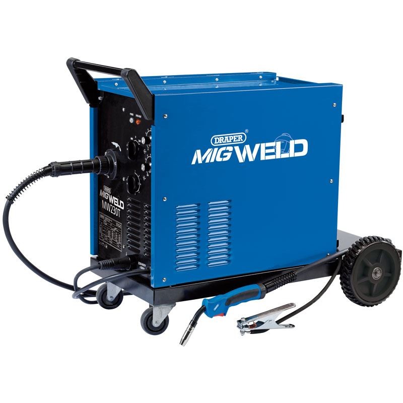 Draper Expert Gas/Gasless Mig Welder, 220A - Image 3