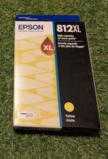 Epson 812 XL High-Capacity Ink Cartridge Yellow New Expires 8/27