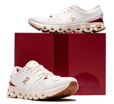ON Running Cloud X 4 -Sneaker Uomo Bianco Rosso 3MF10752734 Nuove con scatola