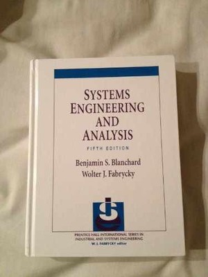 Systems Engineering - Hardcover, by Blanchard Benjamin; Fabrycky - Acceptable