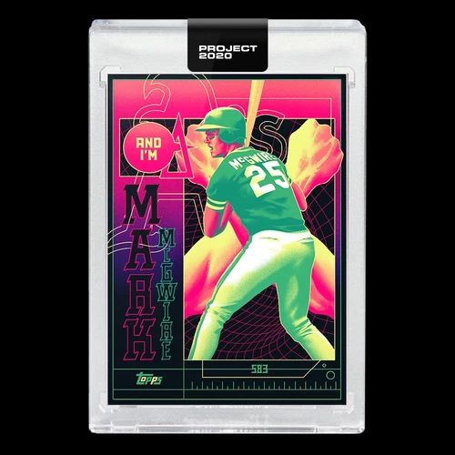 Topps Project 2020 Card 276 - Mark McGwire by Matt Taylor - PR: 1902!