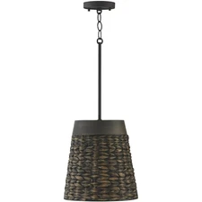 Capital Lighting Fixtures 343911CW OPEN BOX Tallulah Pendant Charcoal Wash
