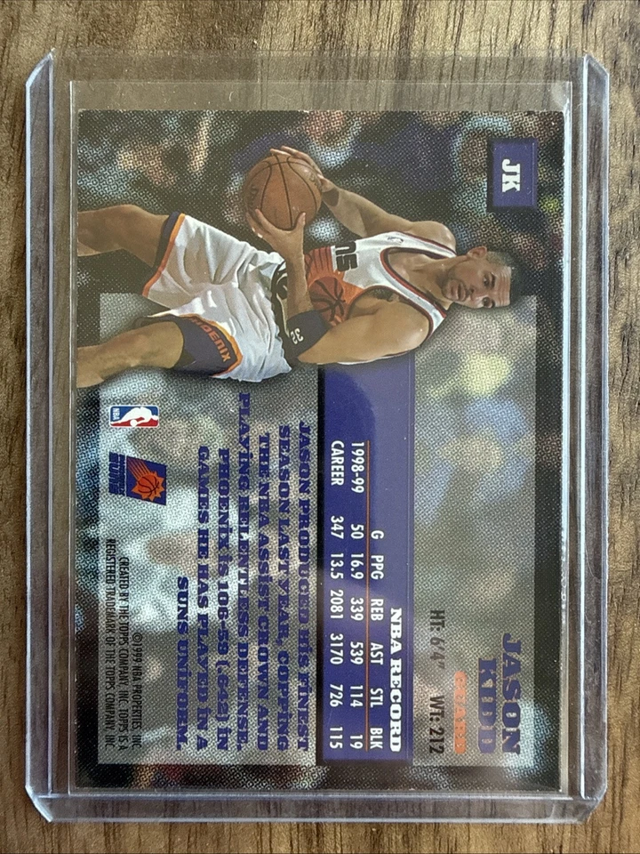 Topps Jason Kidd 1999-2000 certificado automático #JK Foto 2 de 2