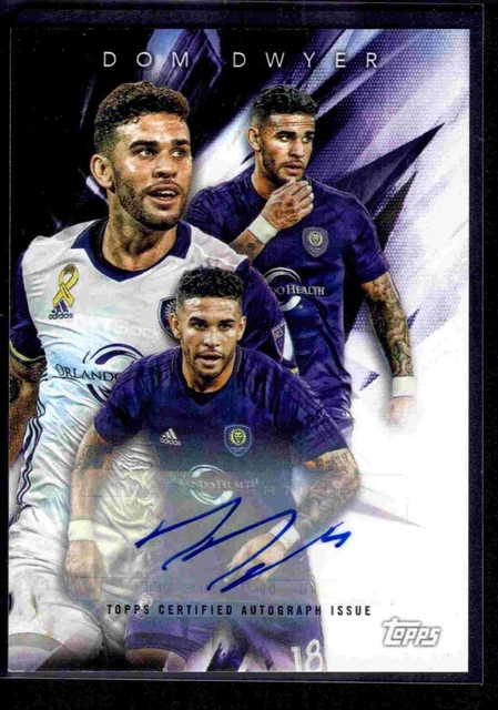 2018 Topps MLS Multi-Dimensional Autograph 2/10! Dom Dwyer Orlando City SC