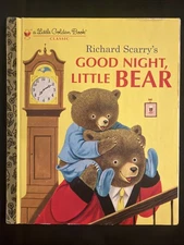 Vintage A Little Golden Classic Book Good Night, Little Bear 1989 #6050