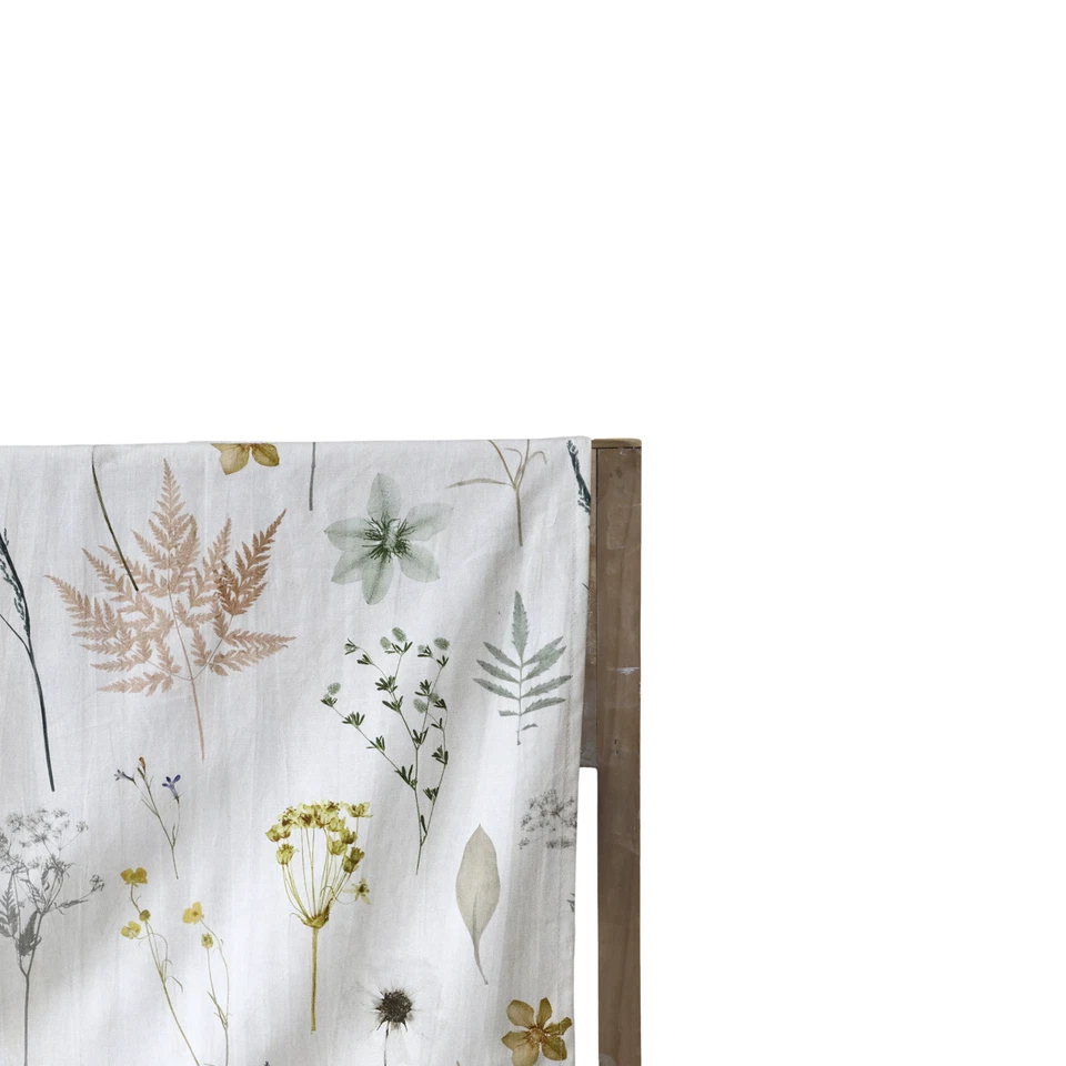 Chic Antique Aix Tischdecke Creme mit Blumendruck Landhaus