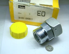 PARKER ERMETO 16-25S-LOHU86-S NEW CONVERSION A 25MM SWIVEL EO 24* X MALE 1" ORFS