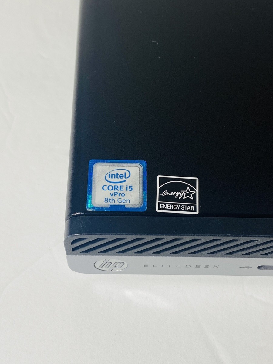 HP EliteDesk 800 G4 DM Mini 35W i5-8600T @ 2.30GHz 16GB Ram 256GB SSD Windows 10 HP EliteDesk 800 G4 DM Mini 35W i5-8600T @ 2.30GHz 16GB Ram 256GB SSD Windows 10