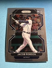 2023 Panini Prizm Baseball Jacob Robson RC #60 Detroit Tigers