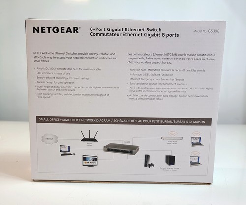 NETGEAR GS308V2 8-Port Gigabit Ethernet Switch - Picture 9 of 12