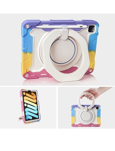 iPad Air 5th/4th Generation Case 10.9 inch with Rotating Stand Pencil Holder for - Picture 4 of 7