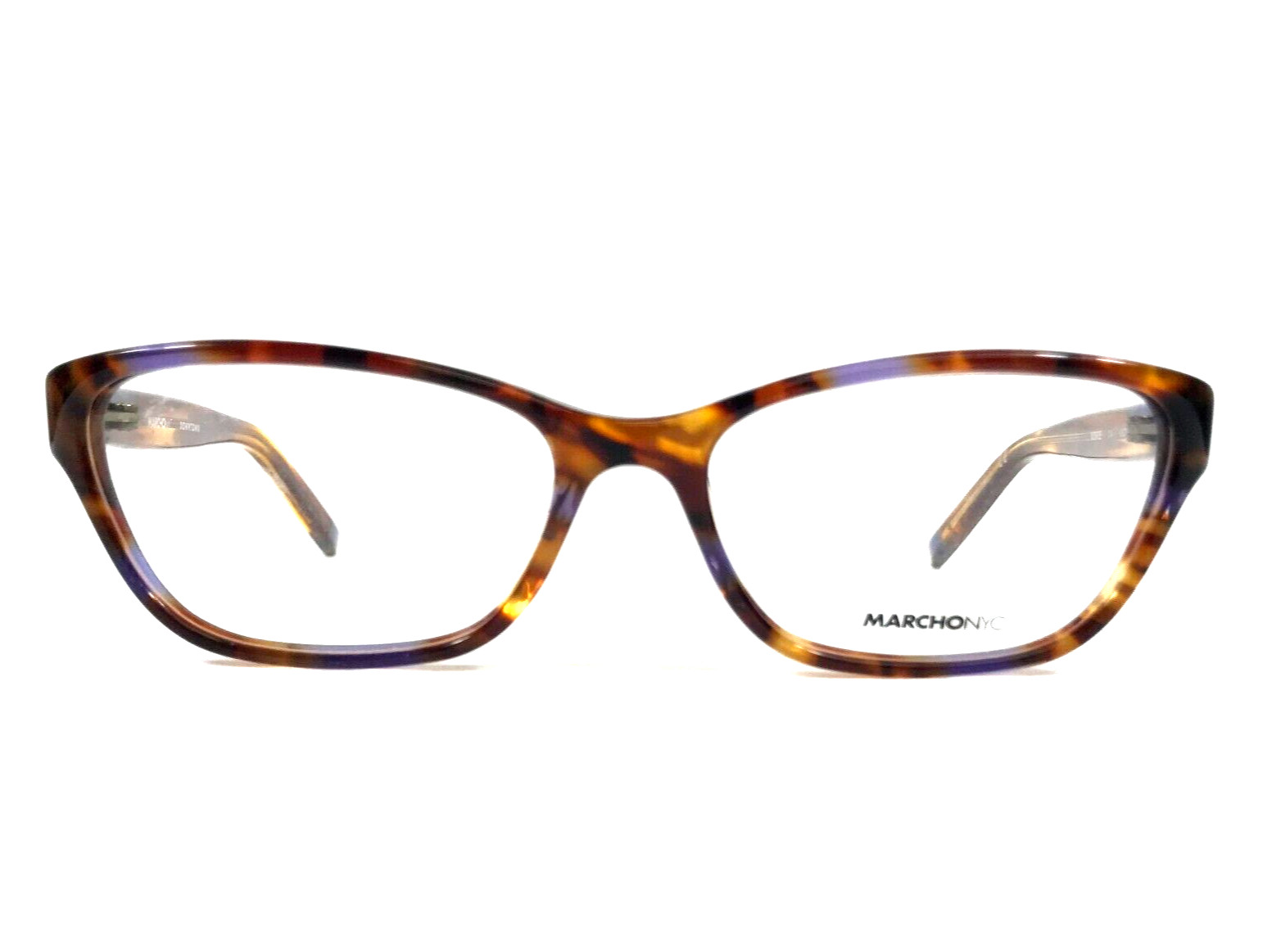 Оправа для очков Marchon NYC MONROE 214 Коричнево-фиолетовая Havana Cat Eye 53-16-135