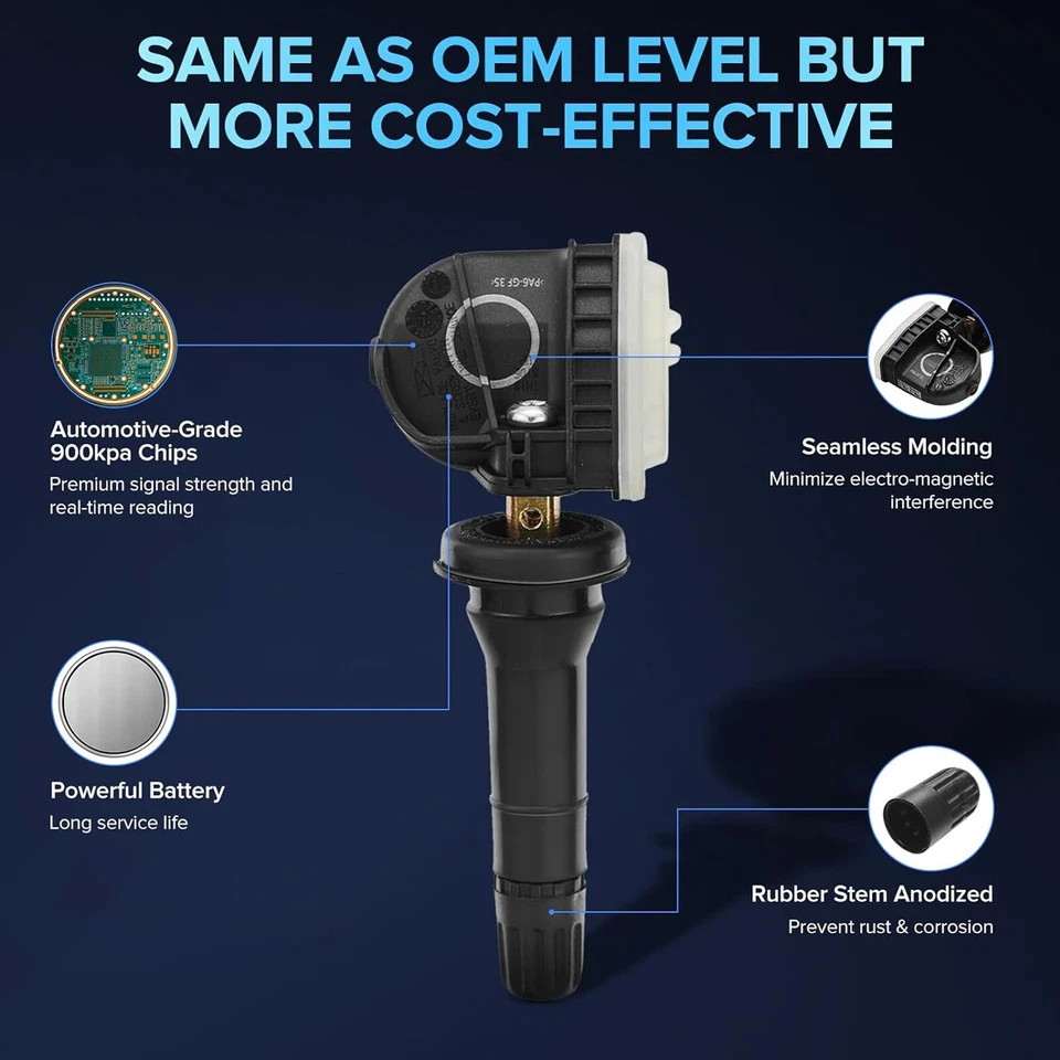 4x TPMS Tire Pressure Sensors For 2019-2020 Lincoln Nautilus HC3Z-1A-189A - Image 3 of 4