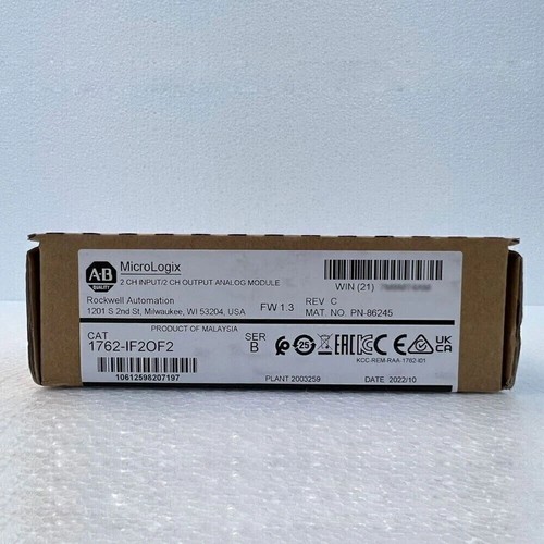 Allen-Bradley 1762-IF2OF2 MicroLogix 1200 I/O Module 1762IF2OF2 AB 1PC - Picture 3 of 5