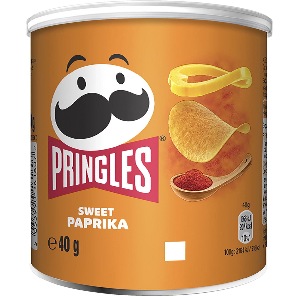 Pringles Sweet Piprika Chips apilables con sabor dulce picante 40g