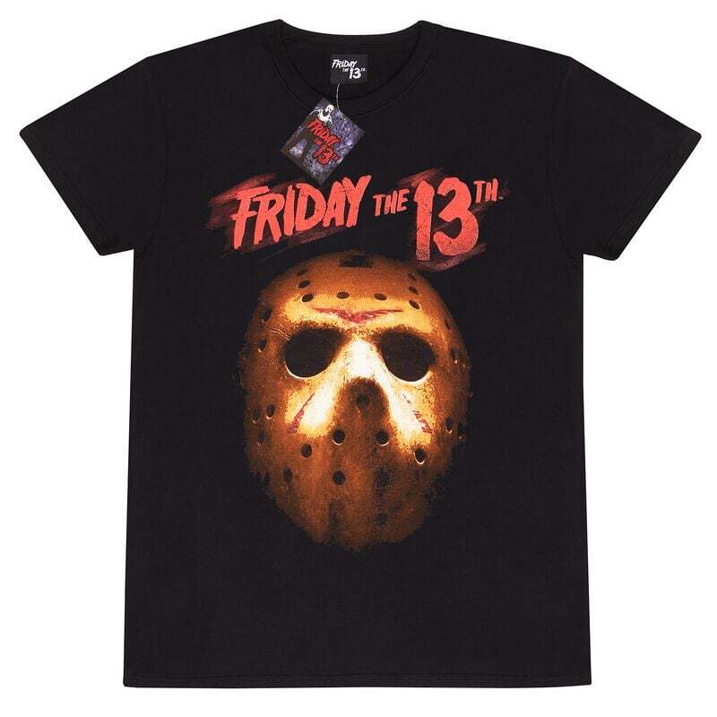 Праздник 13. Футболка Herren Mask schwarz для фанатов-Товары, Фильмы, Хэллоуин, ужасы