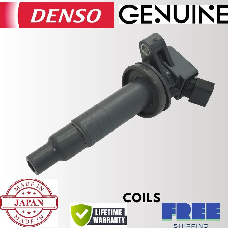 Juego de 4 bobinas de encendido DENSO aptas para Pontiac Vibe (1,8 L I4, no aptas para GT): 2003-2008 Foto 2 de 4