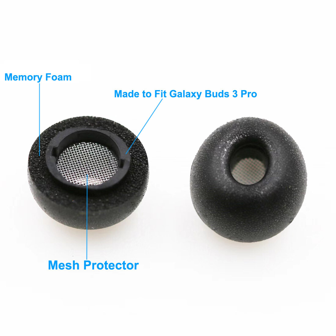 Memory Foam Ear Tips for Samsung Galaxy Buds Pro Earbuds Eartips
