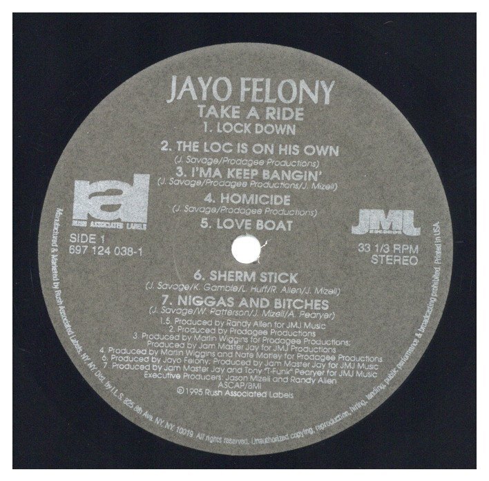 Jayo Felony - Take A Ride '95 LP US ORG!EX-/EX+ | eBay