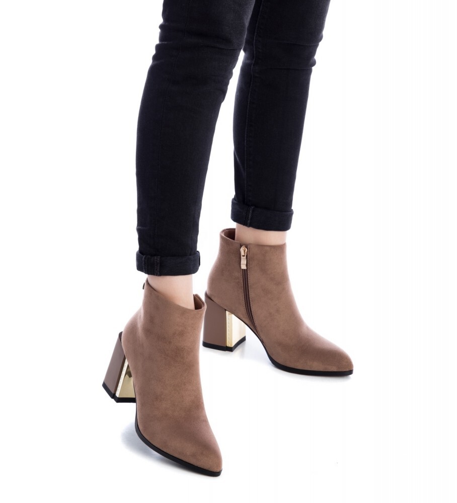 МОДЕЛЬ XTI STIVALETTO CON TACCO TRONCHETTO ELEGANTE DONNA 140412 ТЕМНО-СЕРЫЙ, ДЛИНА 35-40