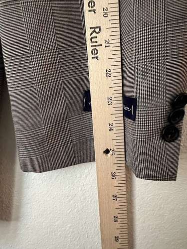 Alan Flusser Jacket Mens 42L Gray Geometric Blazer Sport Coat Office Wedding NEW - Picture 11 of 13