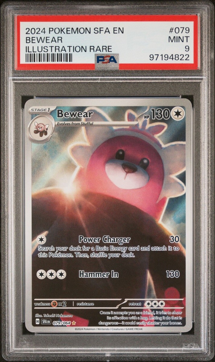 PSA 9 Bewear 079/064 Shrouded Fable Alt Art Illustration PSA 9 Bewear 079/064 Shrouded Fable Alt Art Illustration