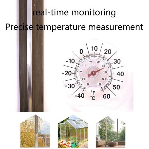 Dial Type Suction Cup Thermometer Temperature -40-60℃ -40-140°F for Home - Picture 3 of 7