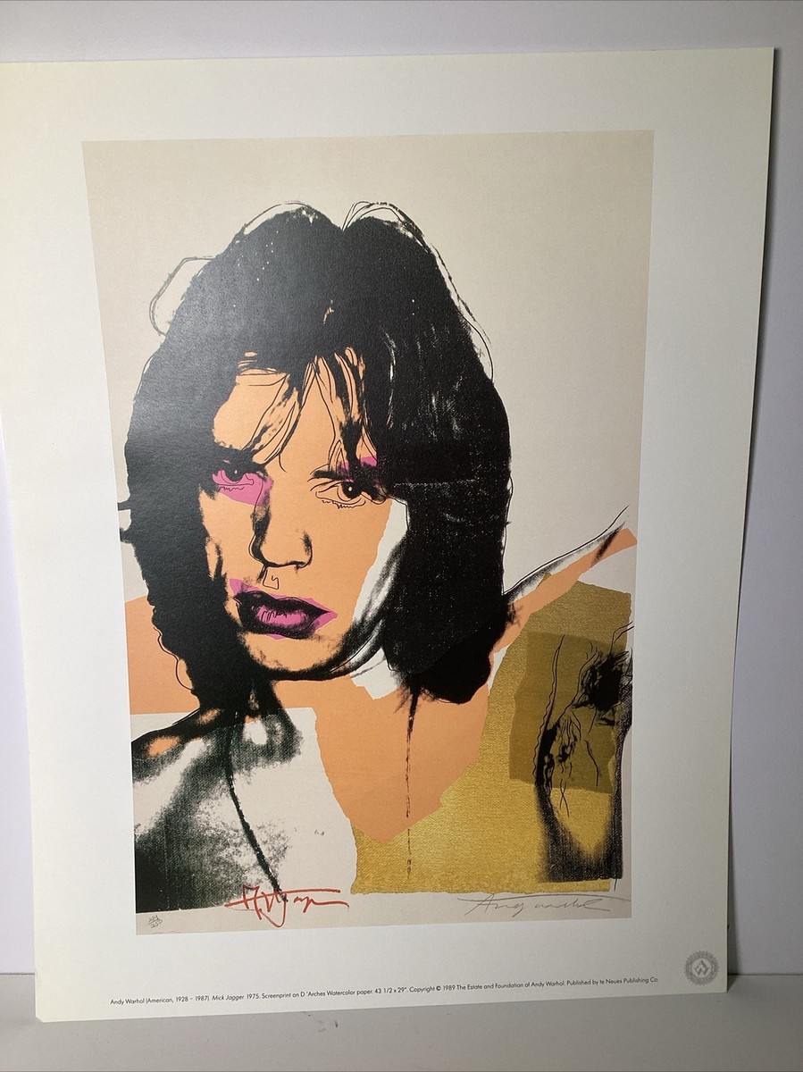 Andy Warhol's Familiar Faces A Portfolio of Six Works Art Prints