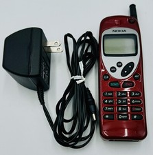VINT Y2K NOKIA CELL PHONE MODEL 252 TYPE NHA-3NA MADE IN USA W/CHARGER