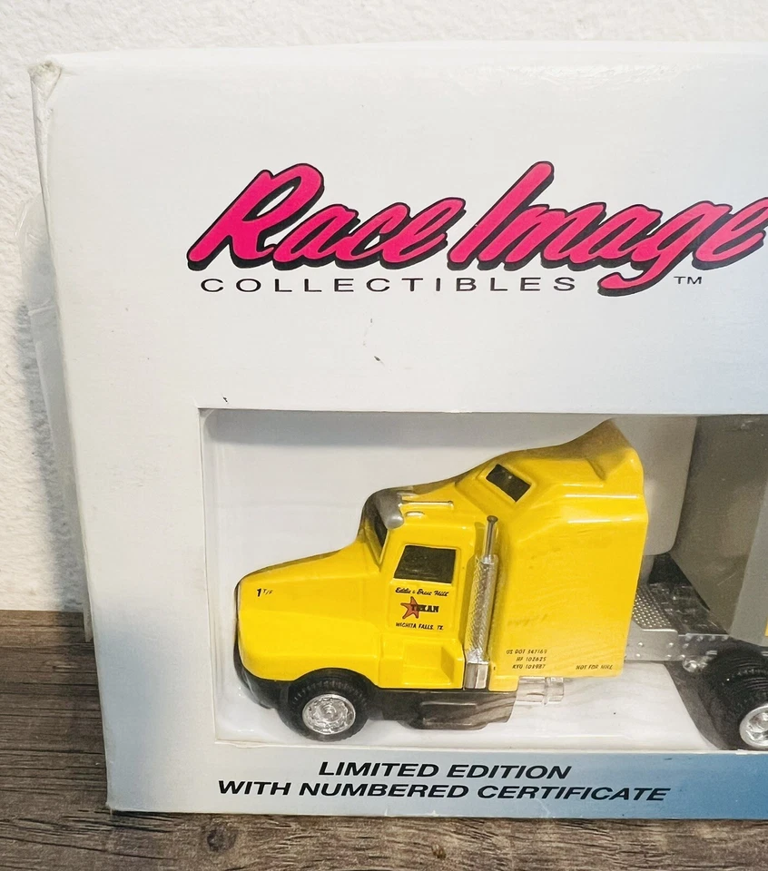 (Signed) VINTAGE 1993 EDDIE HILL NHRA CHAMPION LIMITED EDT. DIECAST CAR & HAULER - Image 2 of 4